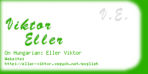 viktor eller business card